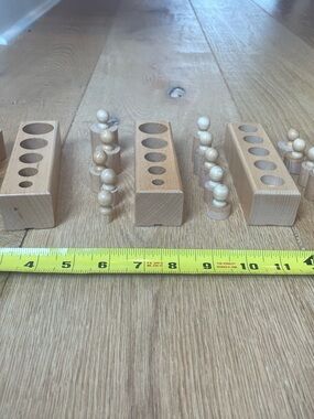 Montessori Knobbed Cylinder Blocks (small)